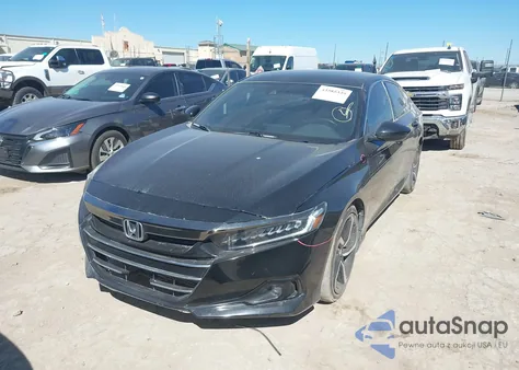 2021 Honda Accord Sport z USA, uszkodzony, nr VIN 1HGCV1F37MA030197